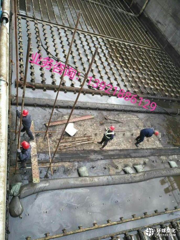 常州市污水處理廠曝水池滲漏處理